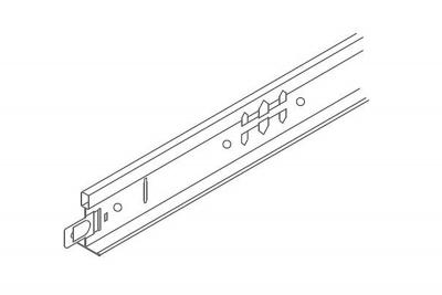 OWAconstruct Tragprofil weiss RAL 9003 NR. 45 (25 Stk/Bund) (bundweise)