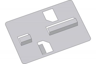 Krono Swissclic Zubehör SCA Clip A+ Nr.205 Black (paketweise)