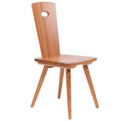 Thöni Stuhl Inspiration Modell 4187 Lärche lackiert / Holzsitz Dim. H 92,5 T 38 B 41