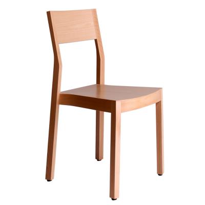 Thöni Stuhl Innovation Modell 6515 Buche lackiert / Holzsitz Dim. H 85 T 39 B 42