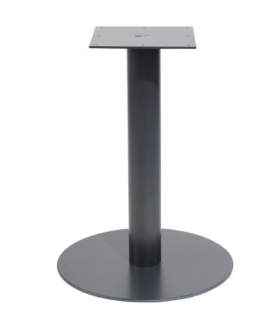 Thöni Tischgestell Modell 1292 Eisen anthrazitgrau pulverbeschichtete Dim. H 72 Ø 55 cm