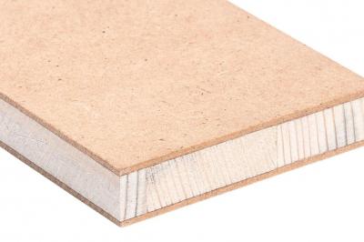 Tischlerplatte Lightwood 3-Fach Bau 19mm HDF 2,1mm roh (5/Pal.)