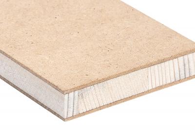 Tischlerplatte 3-fach Bau HDF-Deck 30mm Mittellage Stab Fichte ca. 25-35mm breit (14/Pal.)