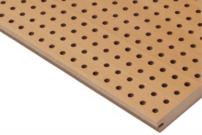 Akustikelement Tavaperf E1/B2 32x32mm Loch Ø 8mm (MDF-Trägerplatte) roh 32x32mm Loch Ø 8mm