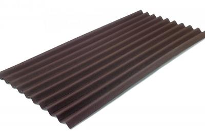 Onduline Bitumenplatten 95/37 gewellt braun