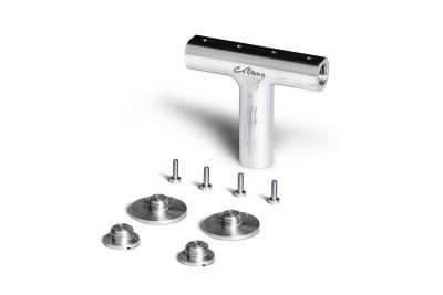 Collano Auftragsdüse Aluminium für 1K PUR-Klebstoff 4 Austrittslöcher 80mm breit