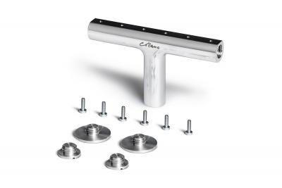 Collano Auftragsdüse Aluminium für 1K PUR-Klebstoff 6 Austrittslöcher 120mm breit