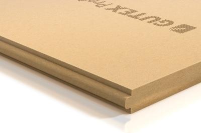 Gutex Prefatop längsseitig Nut/Kamm W/(mK) 0,042 Rohdichte 180kg/m3 Deckmass 2500 x 1180 x 40mm (Pal.weise) (27/Pal.)