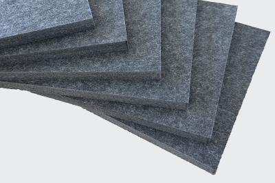 Akustik PET Silphon Recyclingplatte 12mm hellgrau (50/Pal.)