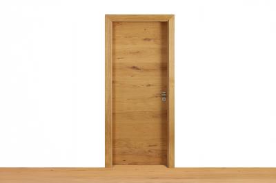 AKTION Koch Türe Life Eiche markant 036 Naturwachsöl Roheffekt, überfälzt bis FL 2100 x 930mm WST 200mm (Masstüre)
