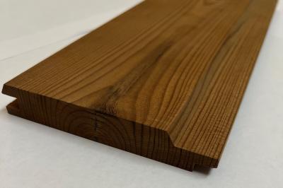 ThermoWood Kiefer Fassade Ruta 117 mit Nut / Kamm (Deckmass 107mm)