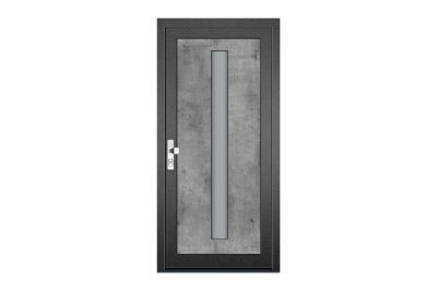 Rieder-Haustüre RT-TOP Kollek. 24/RT-13 Max Exterior, Glas Sat., Stock DB 703 PF