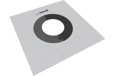 Wedi Tools Dichtmanschette vlieskaschiert und dehnbar Rohrdurchmesser 90-125mm