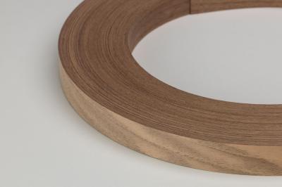 Furnier Express Kante Nussbaum euro 2-lagig, 24/1mm geschliffen Rolle a 50 m1