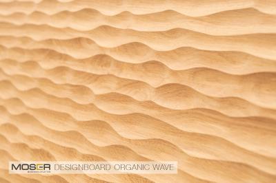 Moser 1S Designboards Eiche Natur Pur exklusive Optik, Qualität A/AB Organic Wave