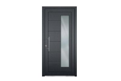 Rieder-Haustüre RT-TOP Kollek. 24/RT-23 DB 703 PF,Glas Satinato, Stock DB 703 PF