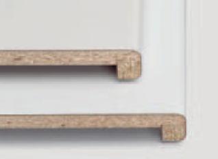 FunderMax Fensterbank 0085 FH Weiss einseitig Stirne 40mm (paarweise)