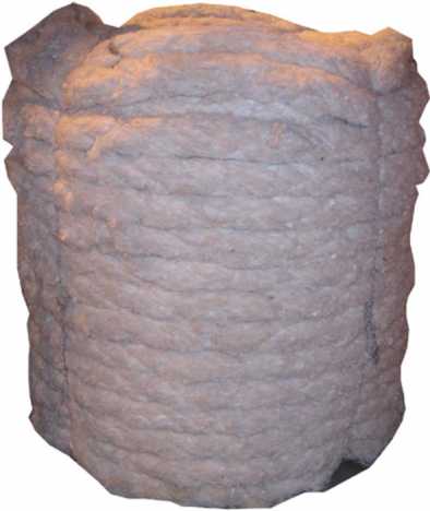 Isolierpolster Frivolit grau 10 kg/Ring Dimension 30/50mm (ca.60-80 Lfm) Palette geschrumpft (20/Pal.)
